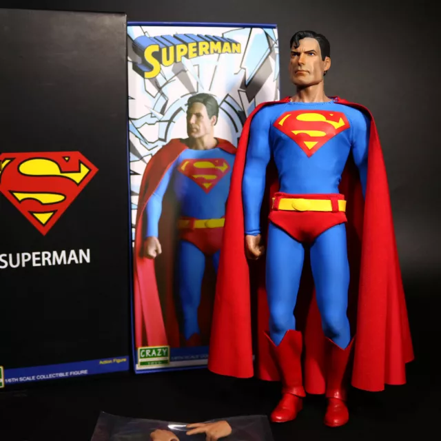 DC Universe Superman Movie 1:6 12" PVC Action Figure Collection Crazy Toys New