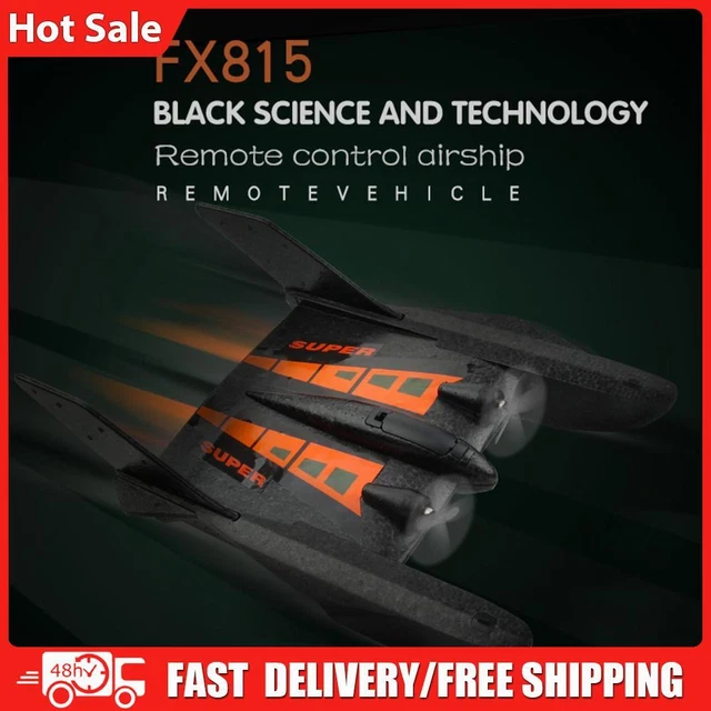 2.4G 2 Channels Remote Control Ship Seaplane Fixed Wing EPP Foam RC Glider Black