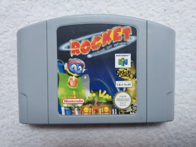 Rocket Robot On Wheels Nintendo 64 N64 Game Cartridge CART Only RARE TESTED