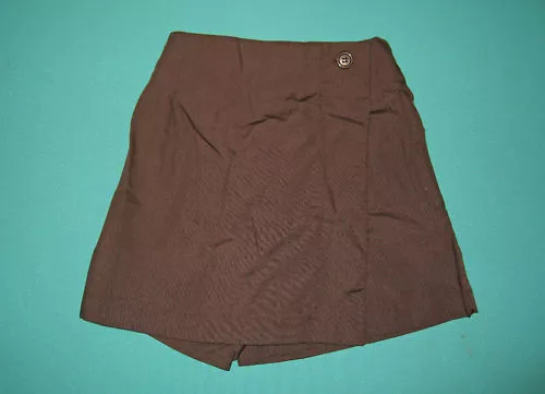 NEW Girls school uniform Skort Brown size 5,6,8,10,12,14,16