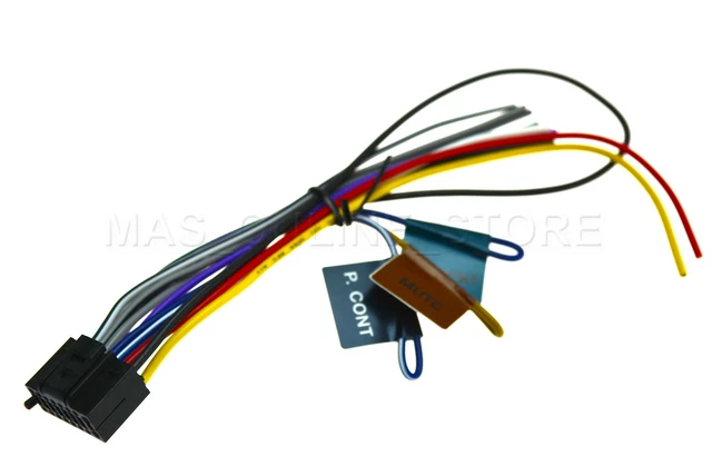 thumbnail image 2 of Plug-and-Play 16-Pin Wire Harness For Kenwood KDC-255U, DPX792BH, KDC-BT758HD & More – 100% Copper 2 of 6