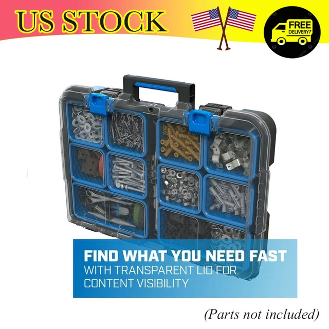 PORTABLE STACK MODULAR Storage System Tool Box w/ Removable Organizer ...