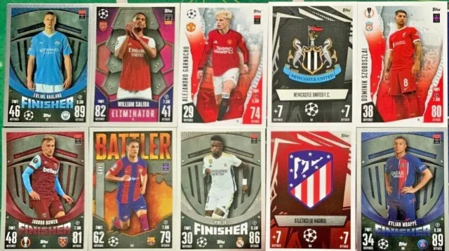 Match Attax 2023/24 23/24 Champions League - Base Cards #1 - #189 2024