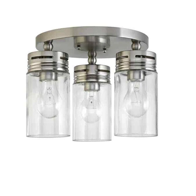 Allen + Roth 3 Light  Flushmount Ceiling Fixture
