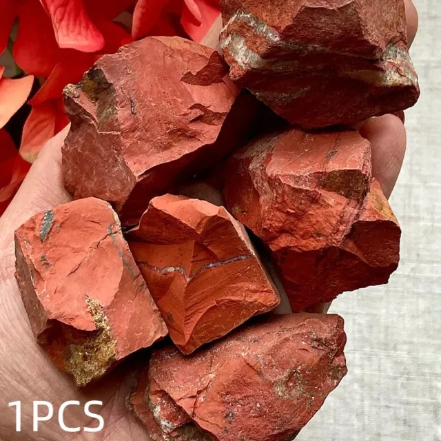 Raw Rough Red Jasper Stone Rocks Crystal Mineral Chunks Specimens Home Decor