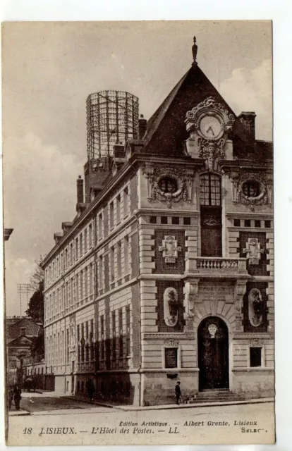 Thème LA POSTE - Bureau de Poste - CPA 14 - LISIEUX -  la poste 4