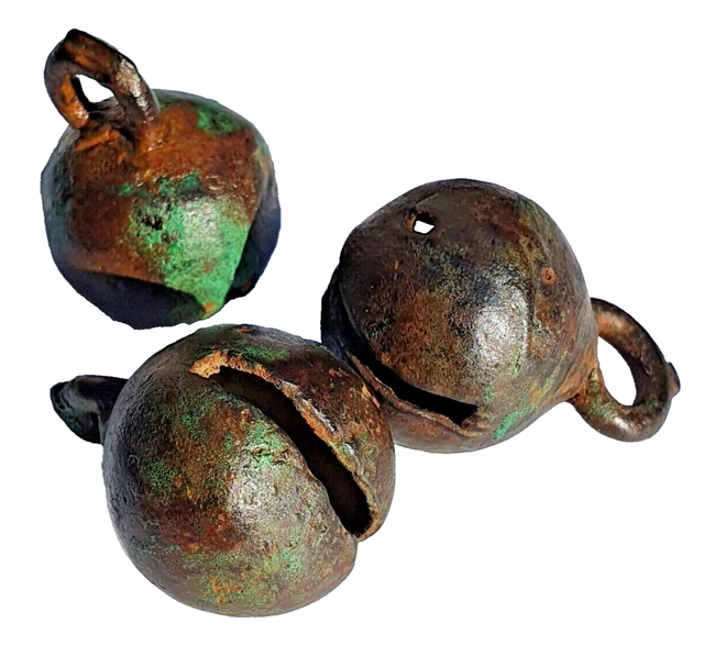 RARE ENGLISH EARLY Medieval [Anglo-Saxon] Copper-Alloy Crotal Bell ...