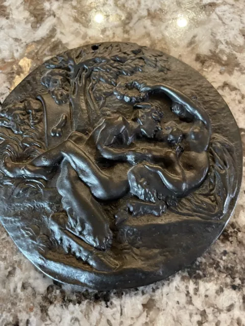  Bronze Medal Erotic Sculpture:  Nymph with Satyr and Friends. 11.5CM (4 3/4IN)