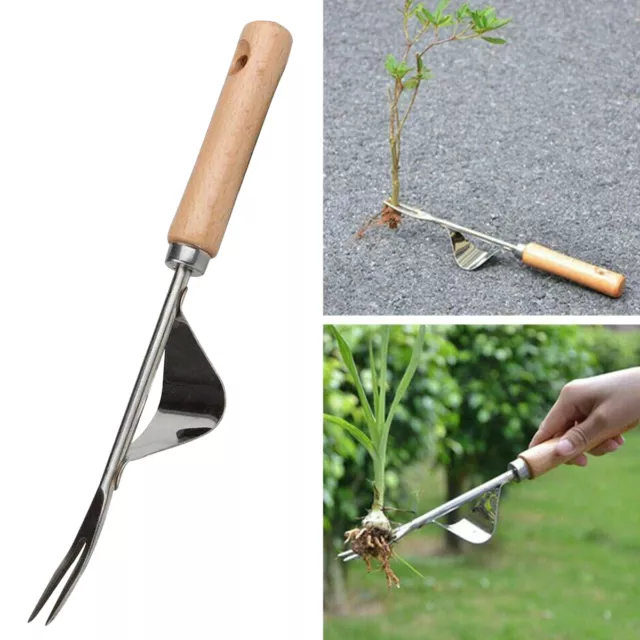 NEW Garden Hand Weeder Tool Manual Weed Remover Puller Dandelion Digging Fork