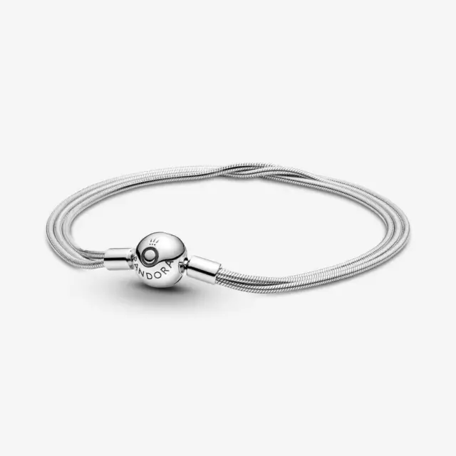 Pandora Moments Multi Snake Chain Bracelet Size 19cm