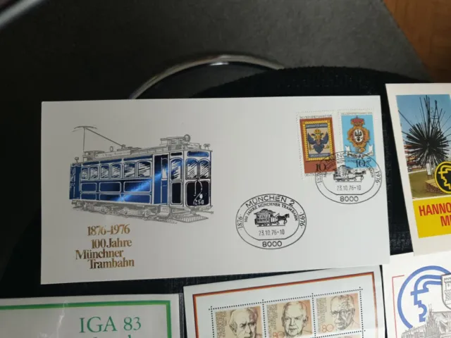 alte Sammlung Briefmarken Ersttagsbriefe Ersttagsblätter Konvolut Nachlass Lot 2