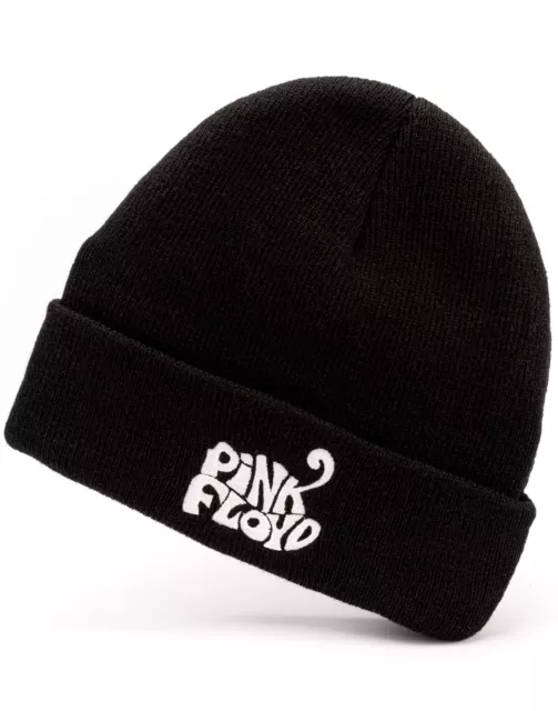 Pink Floyd Black Beanie Hat (Mens)