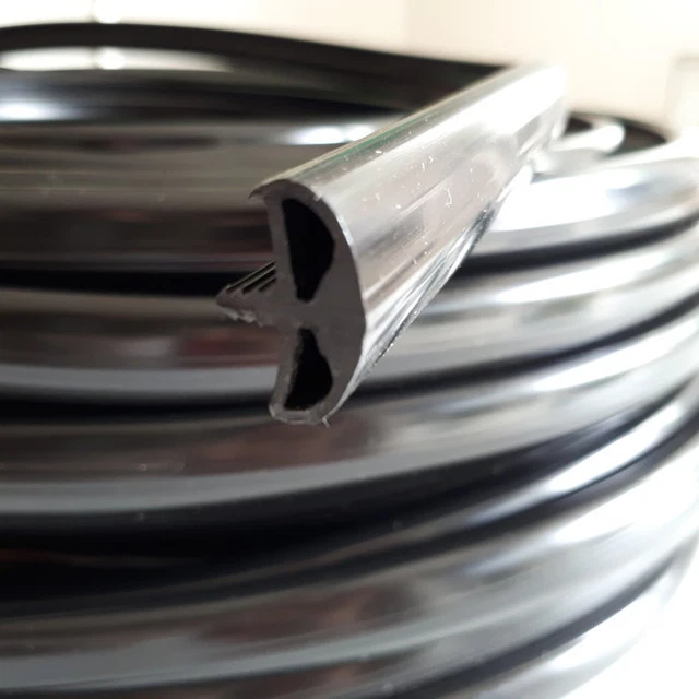 5 METRES BLACK Campervan Table TTrim Knock On Edging For 15Mm