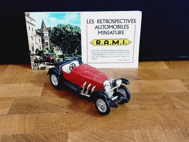 Miniature Rare Rami JMK Mercedes SSK 1927 - Échelle 1/43 - Fabrication Française