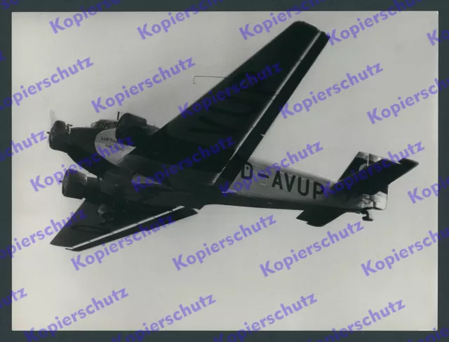 orig. Foto Deutsche Lufthansa DLH Junkers Ju 52 D-AVUP „Kurt Steidel“ Flug 1933