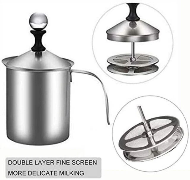 Mousseurs à Lait Pots à Lait Inox 150ml Et 350ml - Pichets