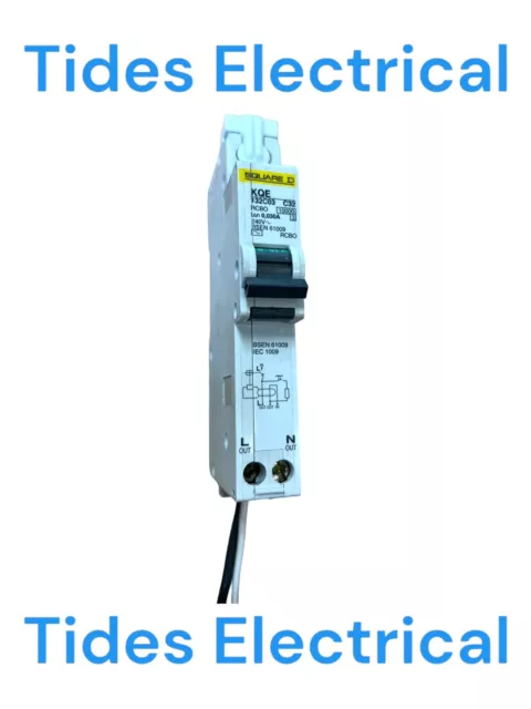 Quadratisch D KQE RCBO 32 AMP C32 Typ C 10kA KQE132C03