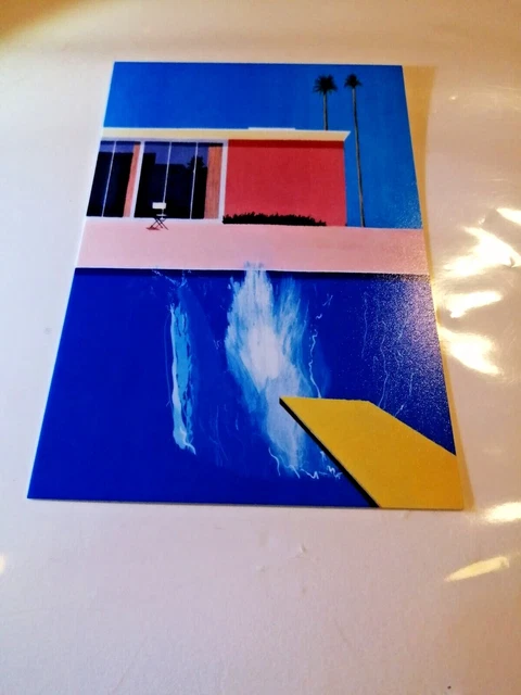 RARE DAVID HOCKNEY Splash in the Pool Art Prints ROYAL ACADEMY ...