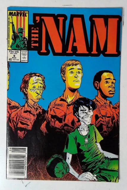 The 'Nam #9 Marvel Comics (1987) VF- Newsstand 1st Print Comic Book