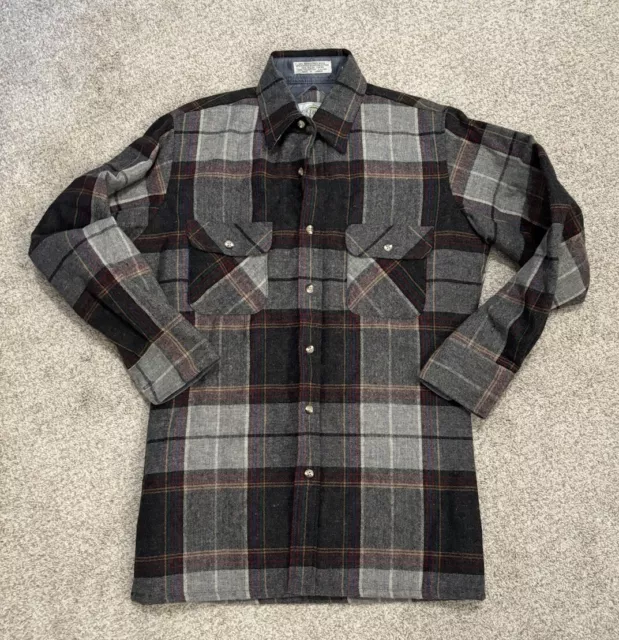 northwest territory flannel Wool Jacket shirt Men’s Plaid size small New