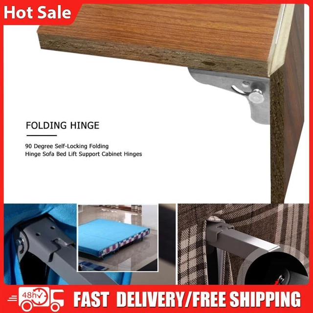 90 Degree Cabinet Hinges Steel Table Legs Brackets Portable Hardware Accessories
