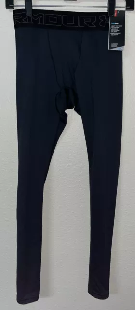 Under Armour Fitted Cold Gear Black Compression Pants Leggings Men’s Small ~NWT~