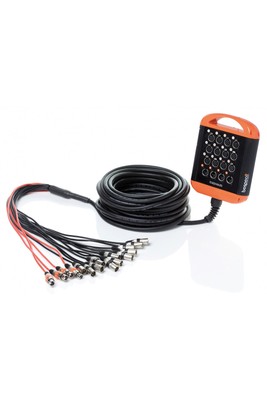 bespeco Bespeco XTRA 1608L20 Ciabatta Audio Cavo Multipolare 16 in 8Aux 