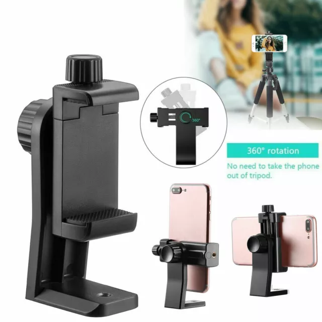 Universal Smartphone Tripod Adapter Cell Phone Holder Mount For IPhone Camera !