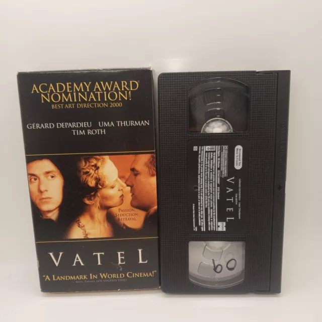 VATEL VHS  Movie UMA THURMAN, GERARD DEPARDIEU RARE HTF