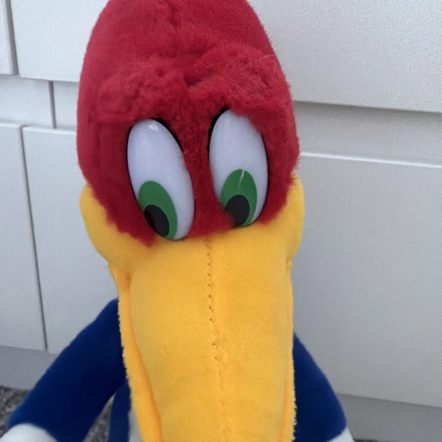 VINTAGE WOODY WOODPECKER Plush Soft Toy Universal Walter Lantz ...
