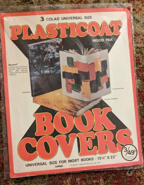 Vintage Plastic Coat 1970's Book Covers Mood Pack