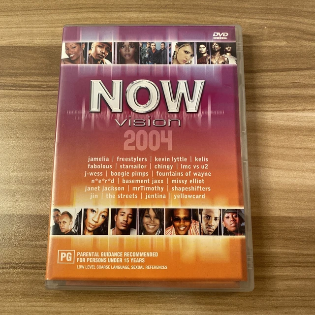 NOW Vision 2004 Music DVD clingy, the streets, kelis, Missy Elliot R0 (ALL)