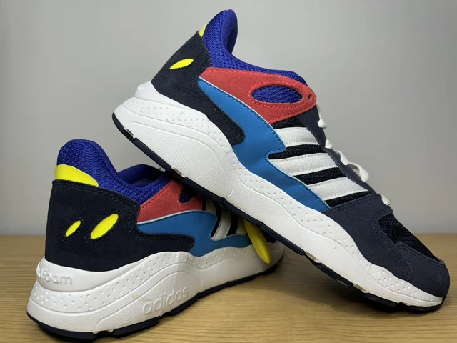 ADIDAS CHAOS MEN S Size 12 Running Shoes Gray White Black EE5589