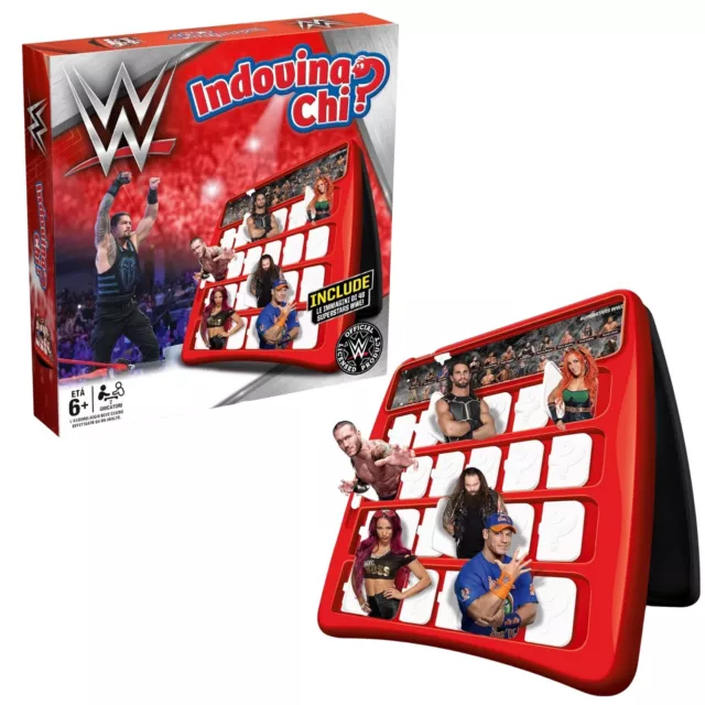 Winning Moves Indovina Chi? WWE Gioco da tavolo società Tabella Superstars WWE