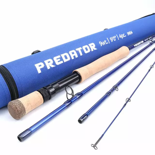 MAXCATCH PREDATOR BIG Game Saltwater Fly Fishing Rod 8-12wt,4-piece Fast  Action £75.60 - PicClick UK