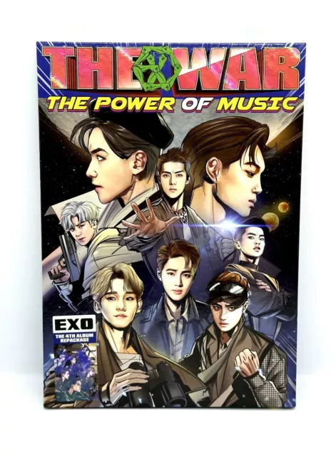 EXO The War The Power Of Music 4th Album Repackage Korean Ver. wie neu KOMPLETT