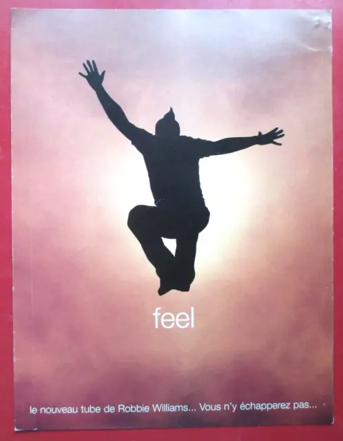 Robbie Williams - Plan Media/Press Kit " Feel "