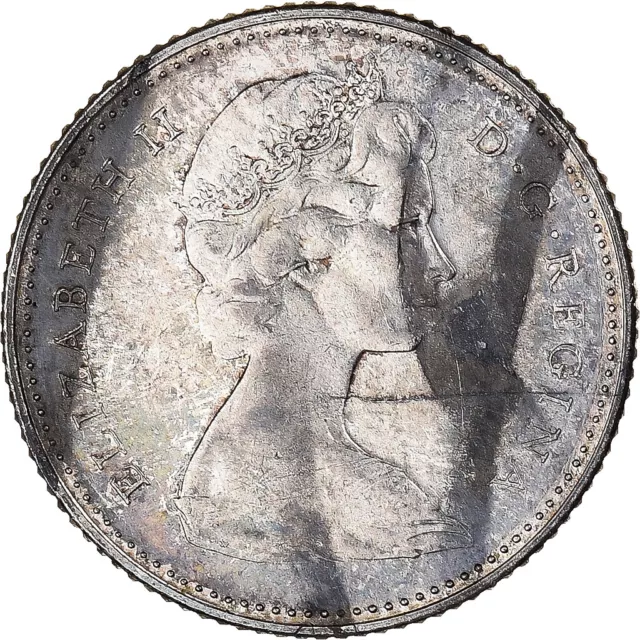 [#1149807] Coin, Canada, Elizabeth II, 10 Cents, 1967, Royal Canadian Mint, Ott,