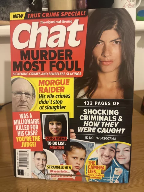 NEW Chat Murder Most Foul True Crime Special 132 Pages FIRST EDITION (RRP £8.99)