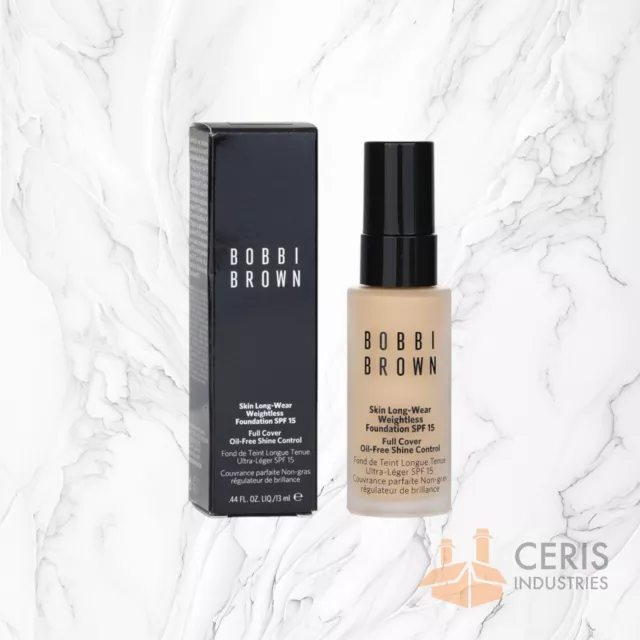 Bobbi Brown Skin Long-Wear Weightless Foundation SPF 15, .44 oz, Warm Ivory, NIB