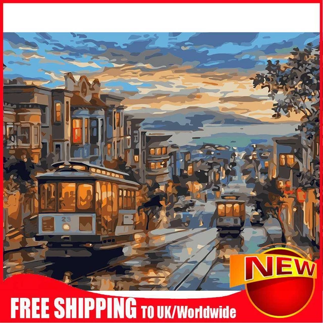 Kexpery Kit Pittura Diamantata 5D Fai Da Te – Quadro Tondo Con Diamanti AB – Strega 40x40 Cm – Decorazione Casa Personalizzata