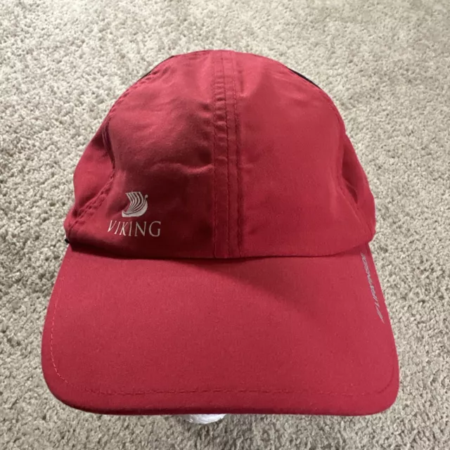 Gorra Helly Hansen Sombrero Adulto Rojo Correa Ajustable Vikingo Cruceros Logotipo Lifa Interior