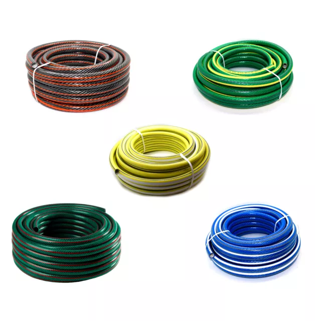 1/2" Reinforced Garden Hose 15m 20m 25m 30m 50m 6 4 Layers Outdoor Watering Pipe