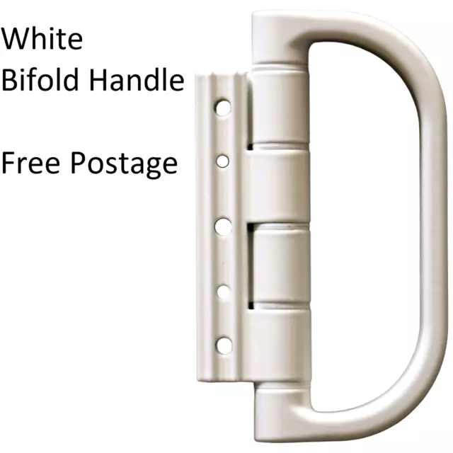 Bifold Door Handle Pull White D Hinge Patio slide BiFolding Internal Bi Fold