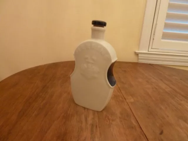 Royal Copenhagen Herring Bottle with top 7 3/4” Blue White Decanter