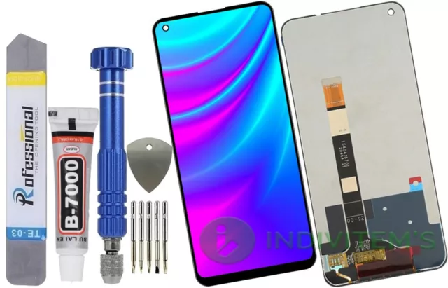 Pour Oppo Realme 8 5G RMX3241 Display LCD + Écran Tactile Noir