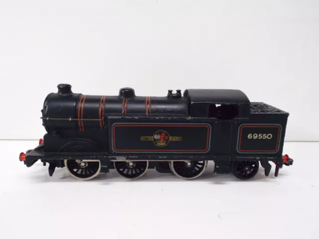 Hornby Dublo Class N2 Br Black Lined 69550 2-Rail Loco Satin Unboxed (Oo931)