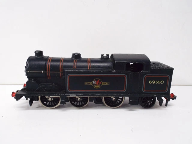 Hornby Dublo Class N2 Br Black Lined 69550 2-Rail Loco Satin Unboxed (Oo931)
