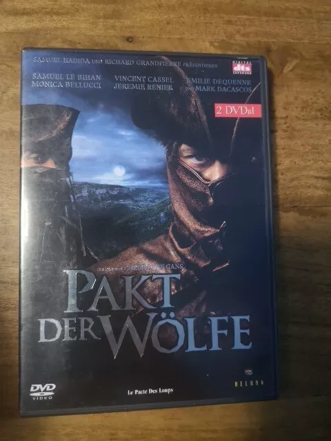 Pakt der Wölfe [2 DVD] 2001 Topzustand mit Monica Bellucci und Mark Dacascos