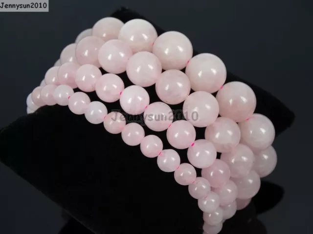 4-8mm Stretchy Stone Bracelets Assorted Natural Gemstone Beads Healing Reiki